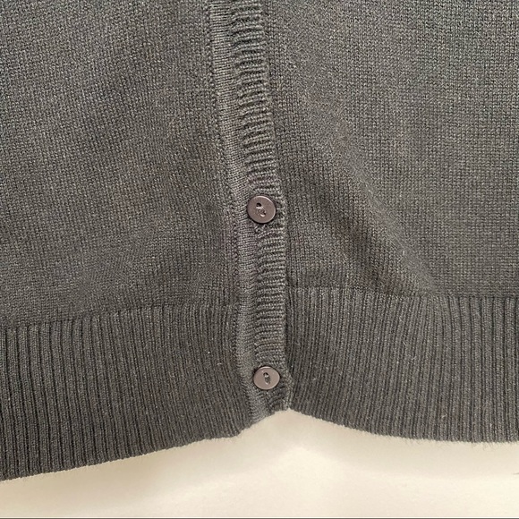 Zara Black Long Sleeve Cardigan Size L - Picture 4 of 6